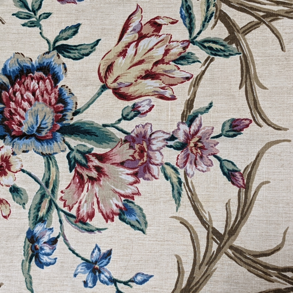 *SOLD* Vtg fabric Ramm 'Alfriston' 4yds. New w/ samples! - Picture 6 of 9